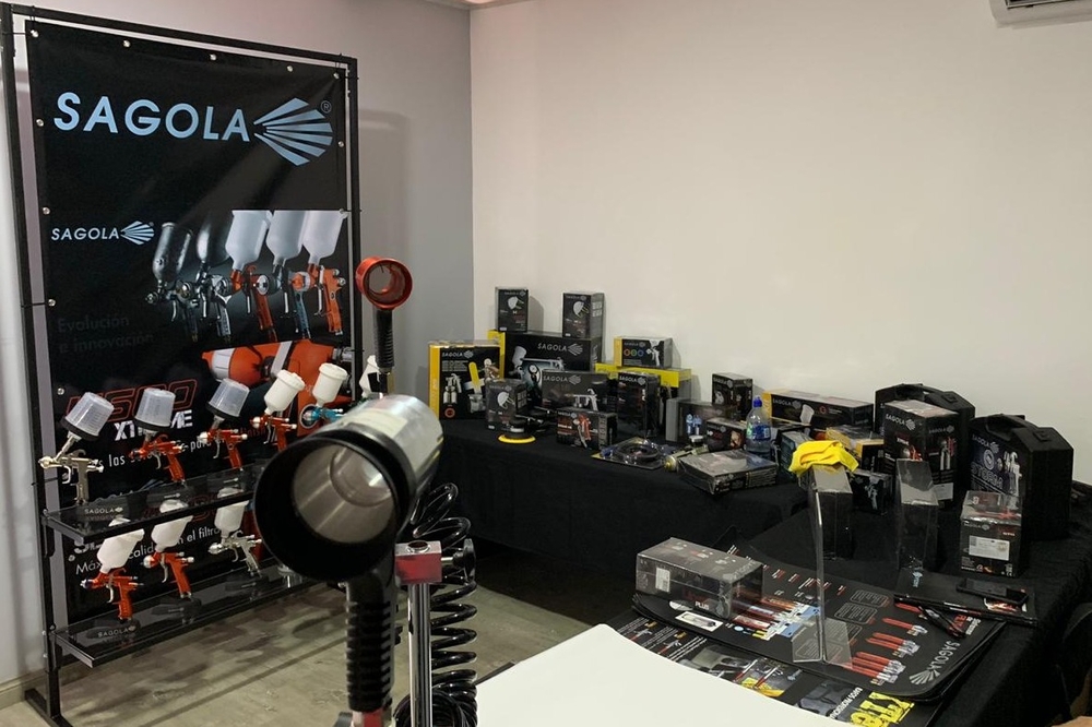 Sagola at the Comercializadora Automotriz 4J Automotive exhibition in Costa Rica