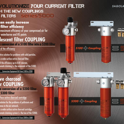 SAGOLA keeps reinforcing its compromise with the compressed air filtration solutions, inside the spraybooth.